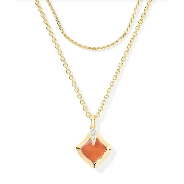 Gold Plated Kendra Scott Multi Strand Necklace Lee Ann's Fine Jewelry Russellville, AR