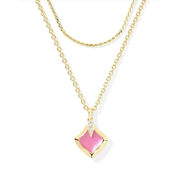 Gold Plated Kendra Scott Multi Strand Necklace Lee Ann's Fine Jewelry Russellville, AR