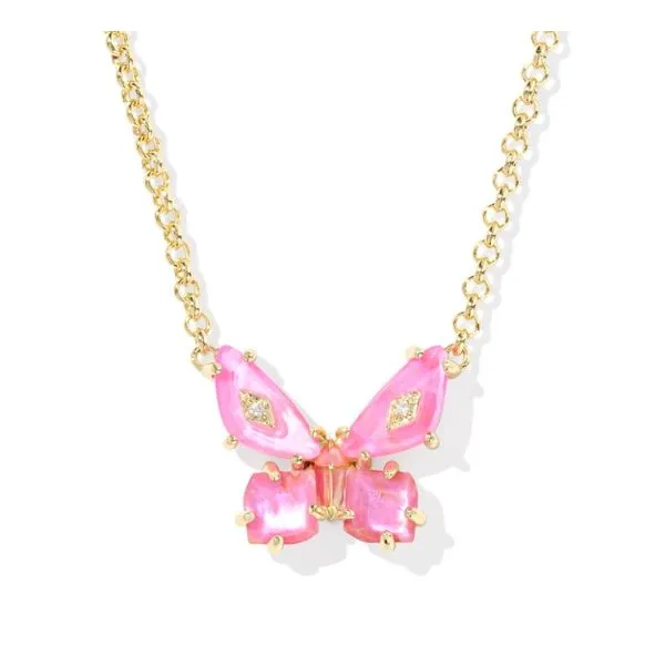 Gold Plated Kendra Scott Butterfly Necklace