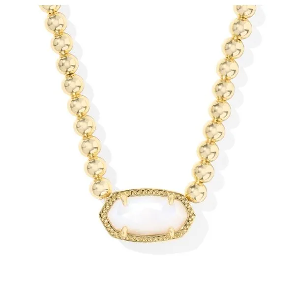 Gold Plated Elisa Beaded Necklace