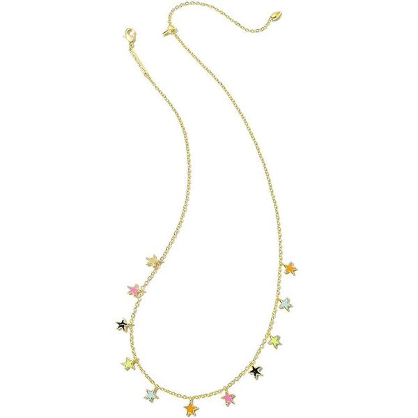 Kendra Scott : Framed Elisa Gold Multi Strand Necklace in Iridescent  Opalite Illusion - Annies Hallmark and Gretchens Hallmark $90.00
