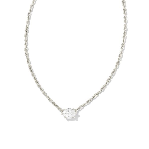 Kendra Scott White Cz Pendant Necklace Lee Ann's Fine Jewelry Russellville, AR