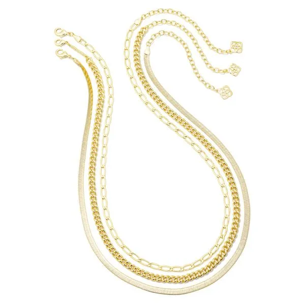 Kendra Scott Gold Chain Layering Set Lee Ann's Fine Jewelry Russellville, AR
