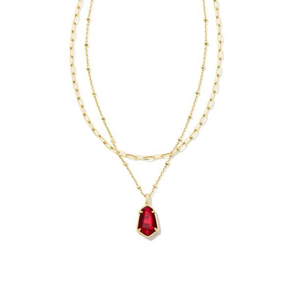 Kendra Scott Alexandria Gold Multi Strand Necklace Lee Ann's Fine Jewelry Russellville, AR