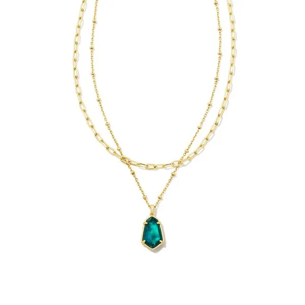 Kendra Scott Alexandria Gold Multi Strand Necklace Lee Ann's Fine Jewelry Russellville, AR