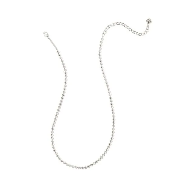 Kendra Scott Rhodium Chain Necklace Lee Ann's Fine Jewelry Russellville, AR