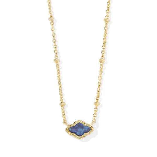 Kendra Scott Mini Abbie Gold Necklace Lee Ann's Fine Jewelry Russellville, AR