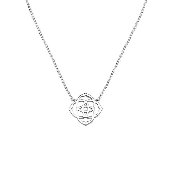 Kendra Scott Decklyn Rhodium Necklace Lee Ann's Fine Jewelry Russellville, AR