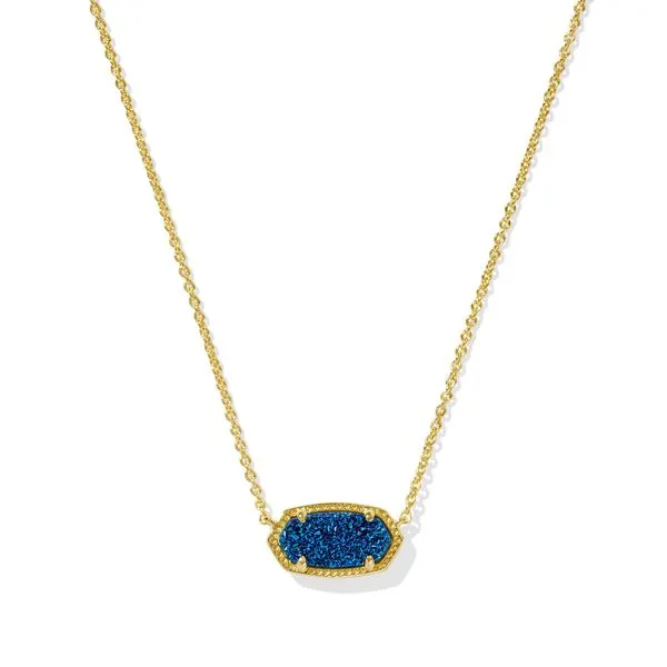 Kendra Scott Blue Drusy Necklace Lee Ann's Fine Jewelry Russellville, AR