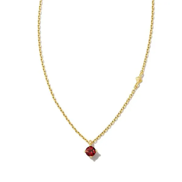 18K Gold Vermeil Red Garnet Necklace Lee Ann's Fine Jewelry Russellville, AR