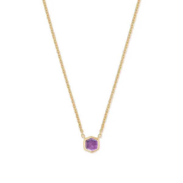 Kendra Scott Amethyst Necklace Lee Ann's Fine Jewelry Russellville, AR