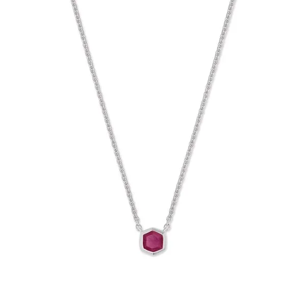 Kendra Scott Davie Sterling Silver Necklace Lee Ann's Fine Jewelry Russellville, AR