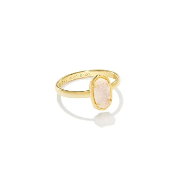 Kendra Scott Iridescent Drusy Band Ring Size 6 Lee Ann's Fine Jewelry Russellville, AR