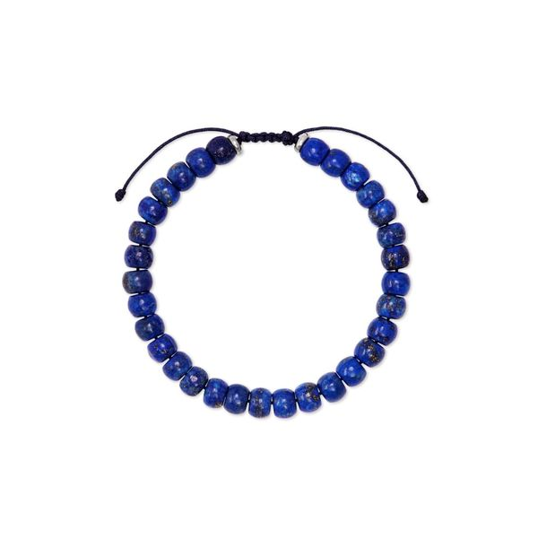 SCOTT BROS. by Kendra Scott Bracelet Cade Beaded Oxidized Silver Corded Bracelet In Blue Lapis Lee Ann's Fine Jewelry Russellville, AR