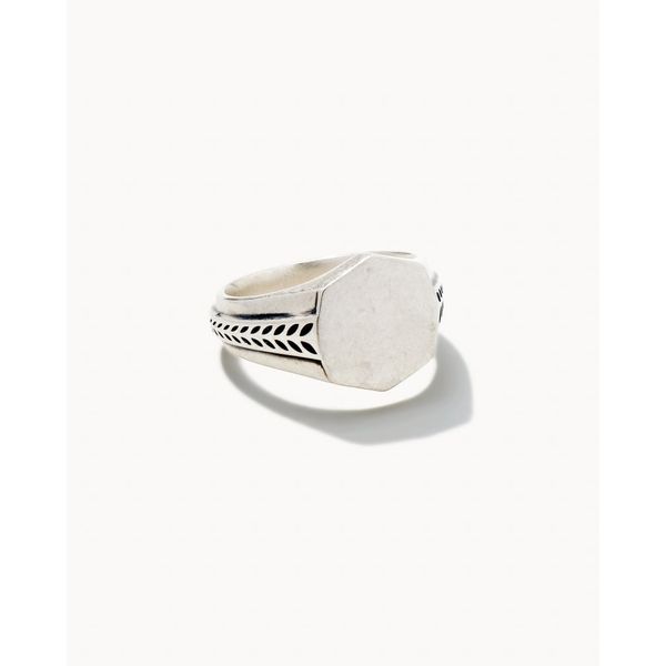 SCOTT BROS. by Kendra Scott Ring Hicks Oxidized Silver Signet Ring Lee Ann's Fine Jewelry Russellville, AR