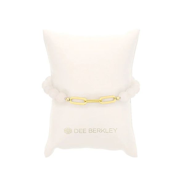 Dee Berkley White Quartz Gold Plated Bracelet Lee Ann's Fine Jewelry Russellville, AR