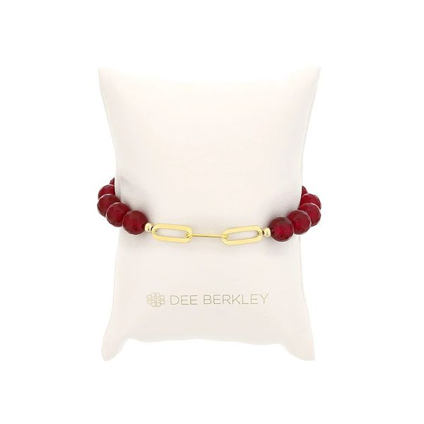 Dee Berkley Ruby Gold Plated Bracelet Lee Ann's Fine Jewelry Russellville, AR