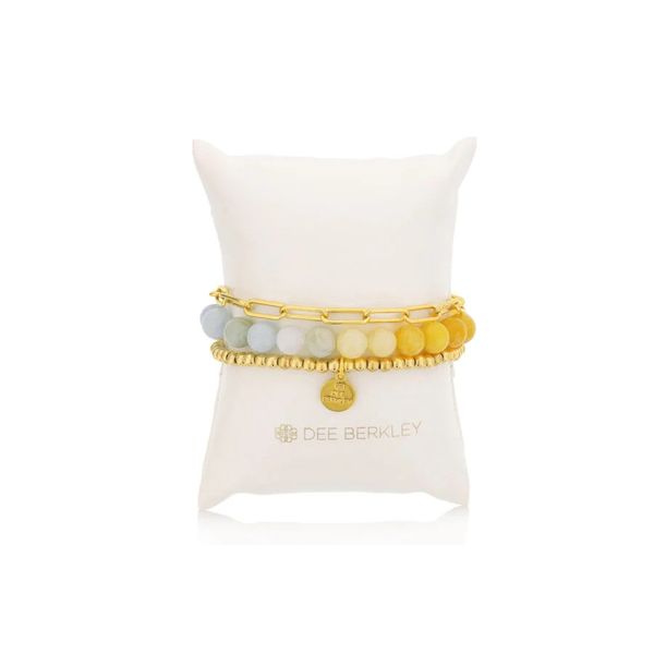 Yellow to Blue Ombre Stack Bracelet Lee Ann's Fine Jewelry Russellville, AR