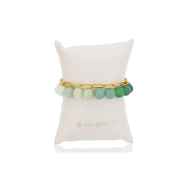 Green Quartz Ombre Stack Bracelet Lee Ann's Fine Jewelry Russellville, AR