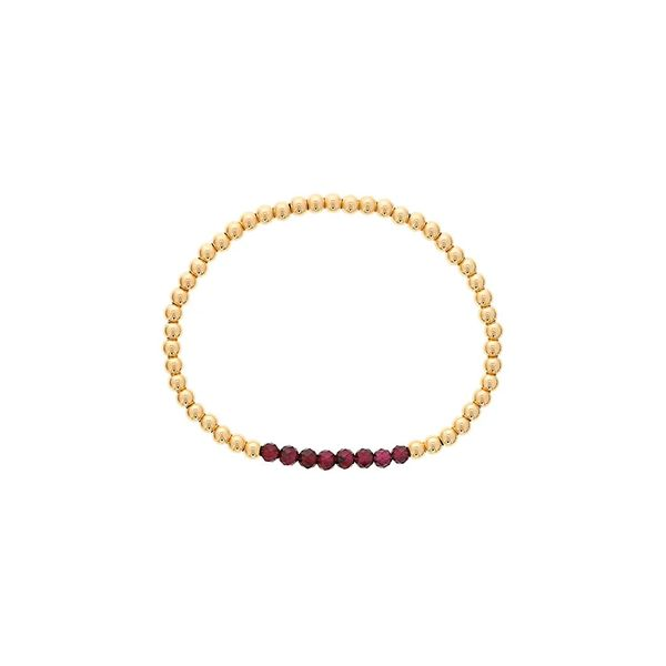 Gold Filled Garnet Birthstone Bracelet Lee Ann's Fine Jewelry Russellville, AR