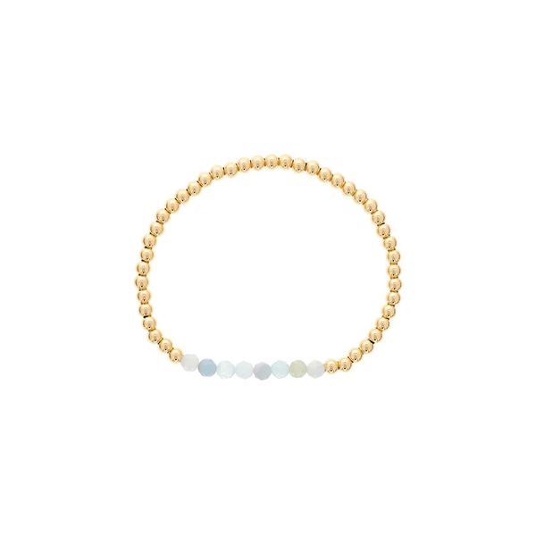 Gold Filled Aquamarine Birthstone Bracelet Lee Ann's Fine Jewelry Russellville, AR