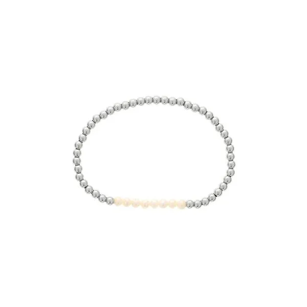 Sterling Silver Pearl Birthstone Bracelet Lee Ann's Fine Jewelry Russellville, AR