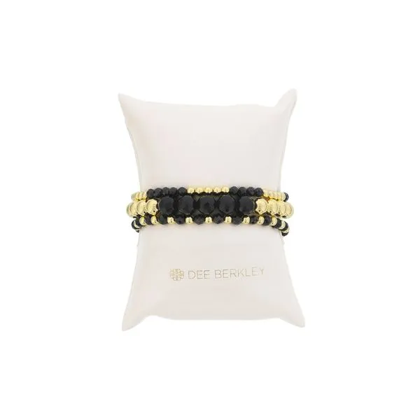 Dee Berkley Black and Gold Stack Set Lee Ann's Fine Jewelry Russellville, AR