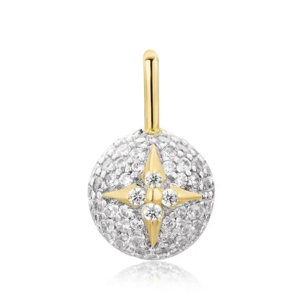 ANIA HAIE Gold Pave Star Sphere Charm