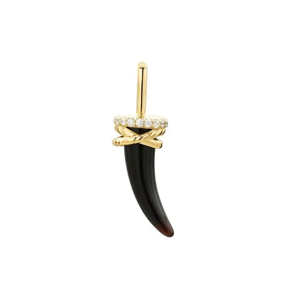 ANIA HAIE Gold Agate Horn Charm Lee Ann's Fine Jewelry Russellville, AR