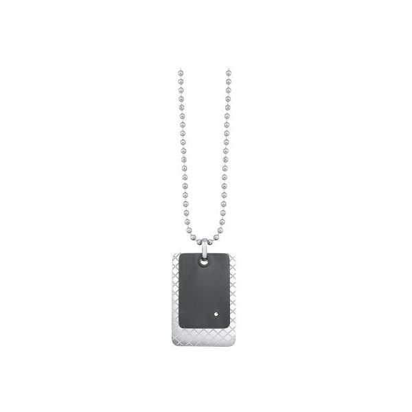 Gent's Stainless Steel Double Dog Tag Necklace Lee Ann's Fine Jewelry Russellville, AR