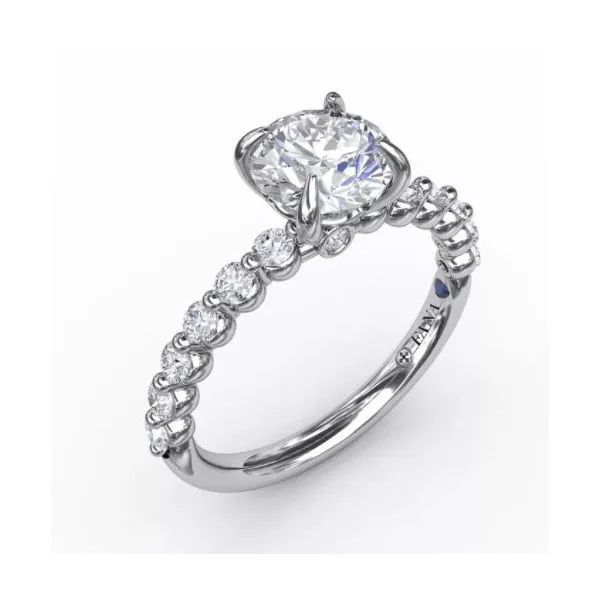 Diamond Wedding Band with Round Setting and Pronged Diamond Shank LeeBrant Jewelry & Watch Co Sandy Springs, GA