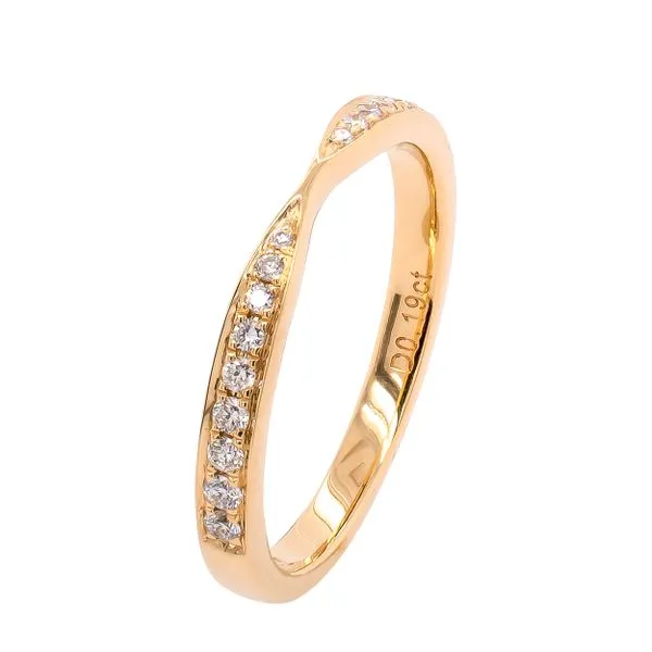 Fitted 18k Yellow Gold Engagement Band Image 2 LeeBrant Jewelry & Watch Co Sandy Springs, GA