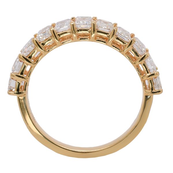 18K Yellow Gold Emerald-Cut Diamond Ring Image 2 LeeBrant Jewelry & Watch Co Sandy Springs, GA