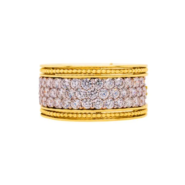Diamond Ring Two Tone Image 2 LeeBrant Jewelry & Watch Co Sandy Springs, GA