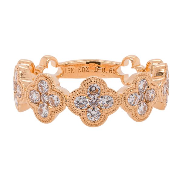 Diamond Studded Clover Leaf Fashion Ring LeeBrant Jewelry & Watch Co Sandy Springs, GA