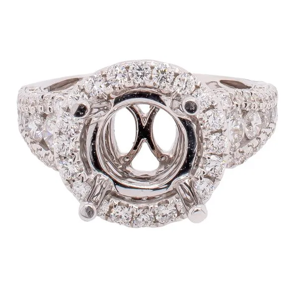 18K White Gold Round Unset Engagement Ring 2.50ct Center LeeBrant Jewelry & Watch Co Sandy Springs, GA