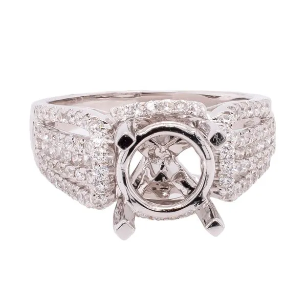 18K White Gold Diamond Unset 2.25ct head Engagement Ring LeeBrant Jewelry & Watch Co Sandy Springs, GA