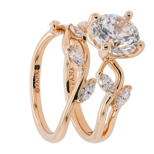 14K Yellow Gold Marquise Vine 2CT Engagement Ring Image 3 LeeBrant Jewelry & Watch Co Sandy Springs, GA