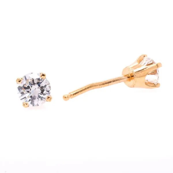 14K Yellow Gold Diamond Stud Earrings .36CT LeeBrant Jewelry & Watch Co Sandy Springs, GA