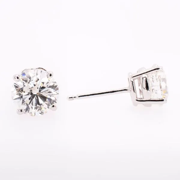 14K White Gold Diamond Stud Earrings .60CT LeeBrant Jewelry & Watch Co Sandy Springs, GA