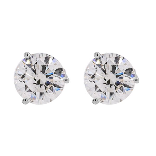 14K White Gold 2CTW Diamond Stud Earrings LeeBrant Jewelry & Watch Co Sandy Springs, GA