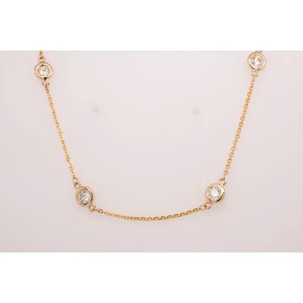 14K Yellow Gold Diamond By the Yard Necklace 1.50CT LeeBrant Jewelry & Watch Co Sandy Springs, GA