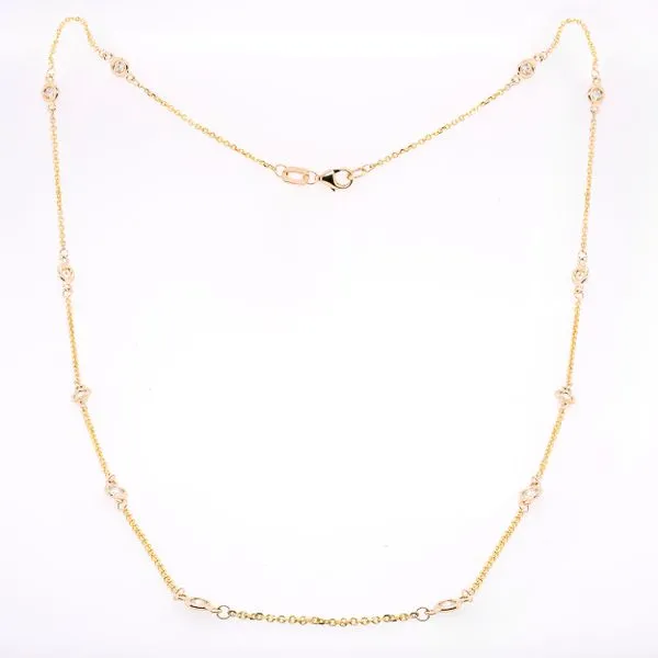 14K Yellow Gold Diamond by the Yard Necklace 0.50CTW LeeBrant Jewelry & Watch Co Sandy Springs, GA