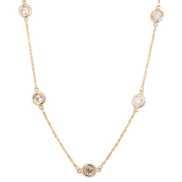 14K Yellow Gold Diamond by The Yard 2.00CT Necklace LeeBrant Jewelry & Watch Co Sandy Springs, GA