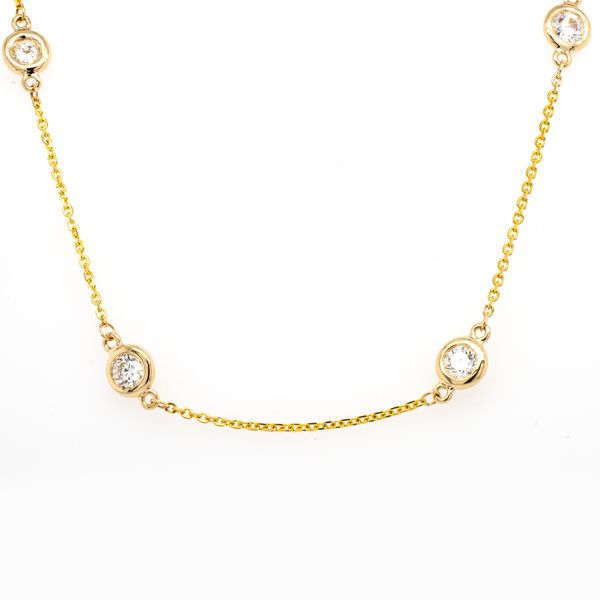 14K Yellow Gold Diamond By the Yard Necklace 1.50CT LeeBrant Jewelry & Watch Co Sandy Springs, GA