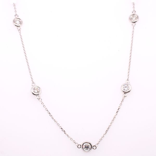 14K White Gold Diamond by the Yard Necklace LeeBrant Jewelry & Watch Co Sandy Springs, GA