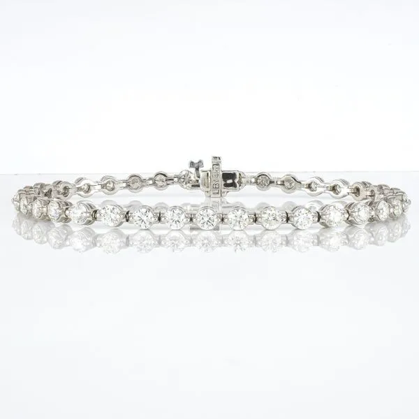 14K White Gold Diamond Bracelet LeeBrant Jewelry & Watch Co Sandy Springs, GA
