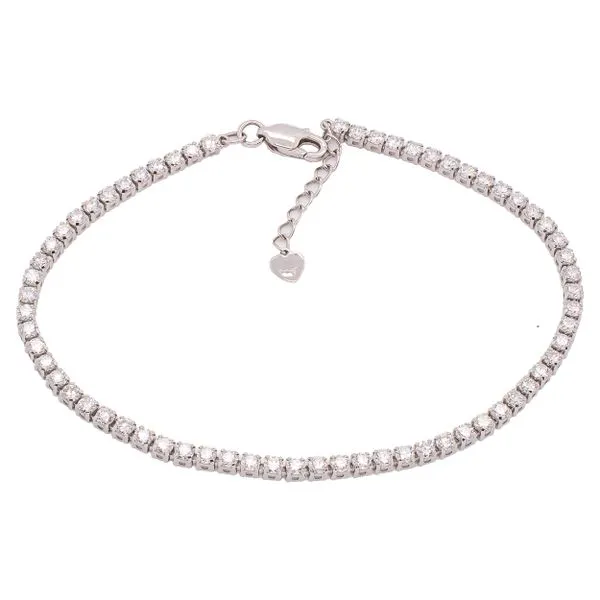 18K White Gold Diamond 2.5ct Tennis Bracelet LeeBrant Jewelry & Watch Co Sandy Springs, GA