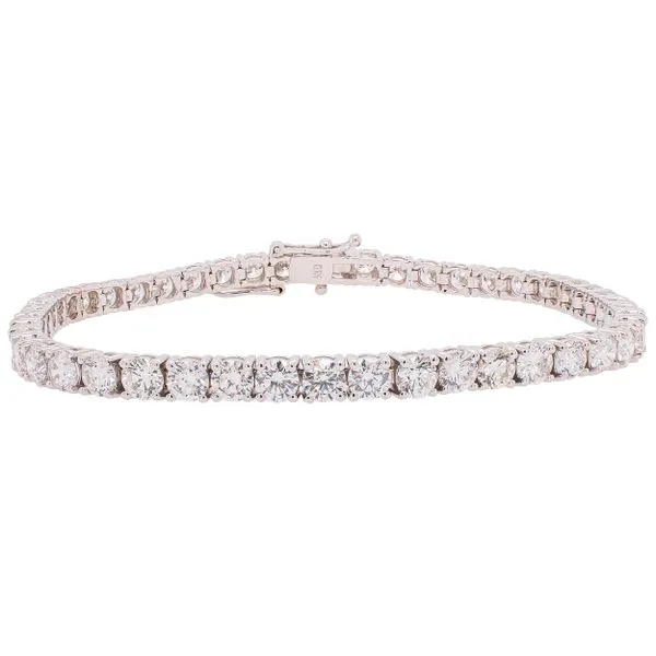 18K White Gold Diamond 7.96ct Tennis Bracelet LeeBrant Jewelry & Watch Co Sandy Springs, GA