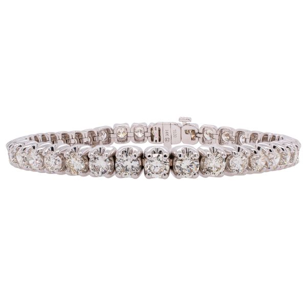 14K White Gold Diamond Prong Set Tennis Bracelet 10CTW LeeBrant Jewelry & Watch Co Sandy Springs, GA
